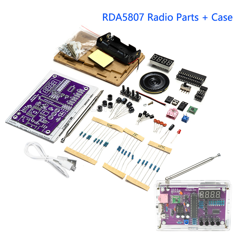 Electronics Repair School - Kit elettronico fai-da-te RDA5807S Radio FM