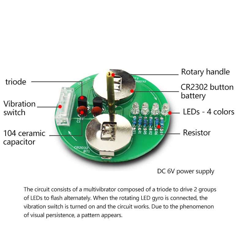 Kit Elettronico LED Girevole d - Electronics Repair School recensione e prezzo